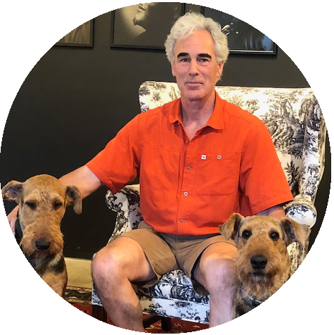 Dan Zemper with dogs image
